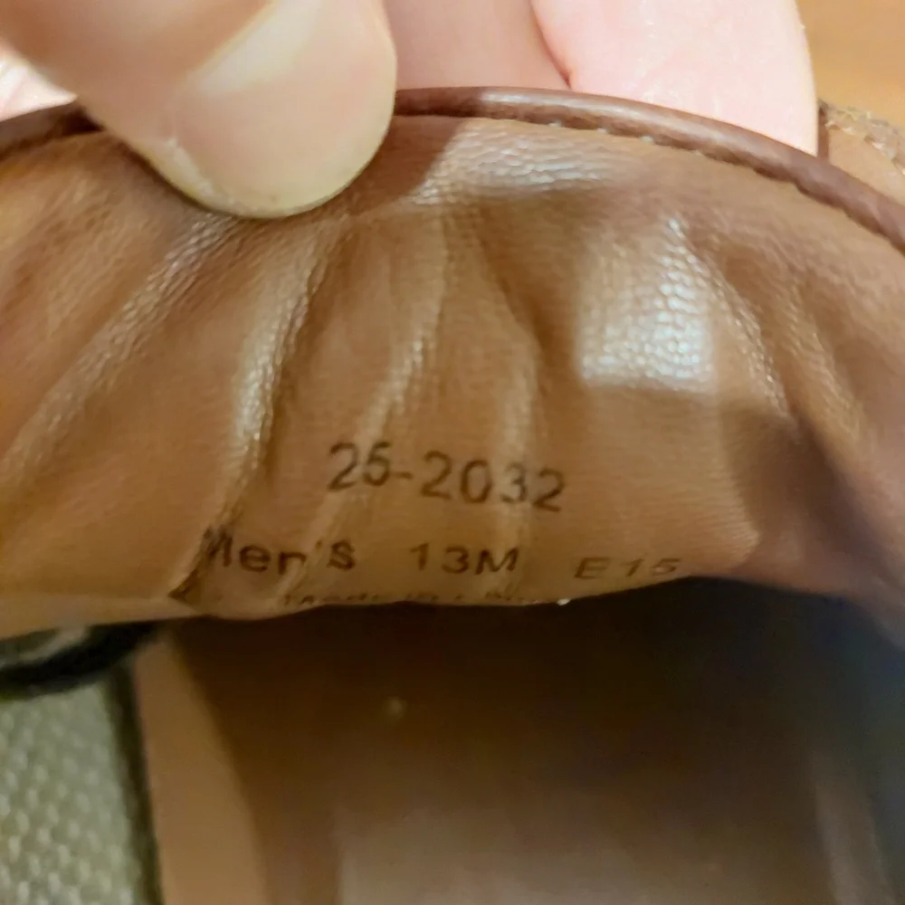 JOHNSTON & MURPHY Men's 25-2032‎ XC4 WP Brown Leather Shoes Sz 13M VTG